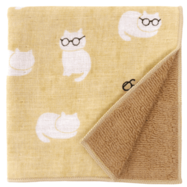 和たおるセミウォッシュ　ねこめがね