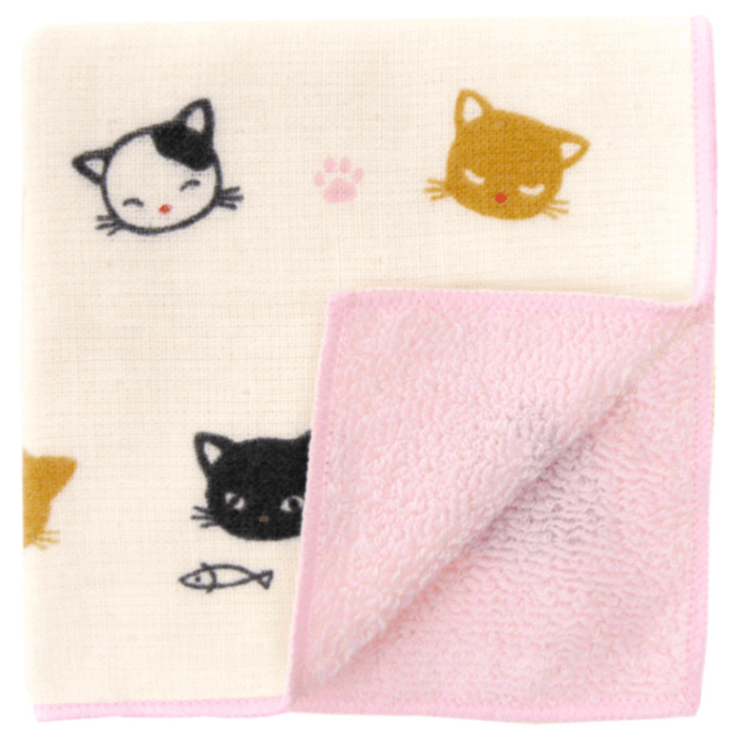 キッズタオルハンカチ　子ねこちゃん