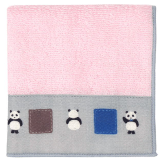 Tenuguiたおる　パッチワークパンダ