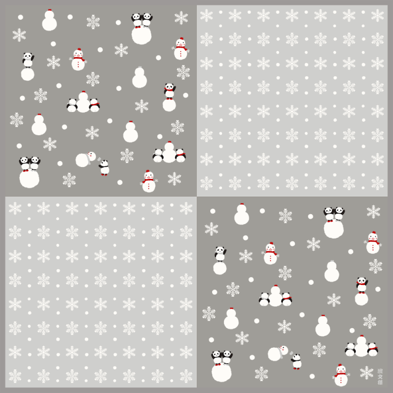 小布　和み雪パンダ