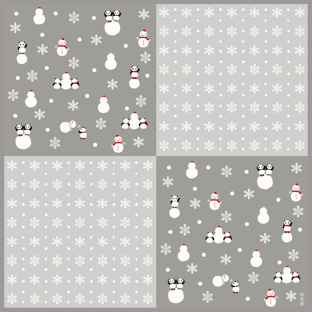 小布　和み雪パンダ