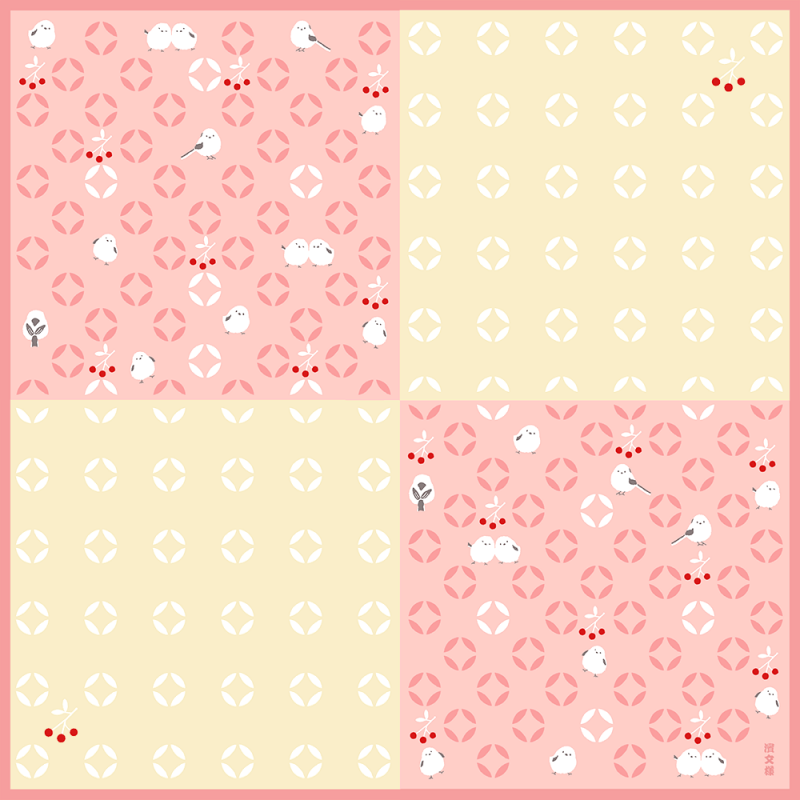 小布　シマエナガ七宝