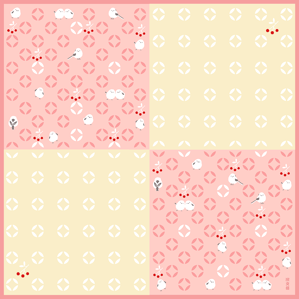 小布　シマエナガ七宝