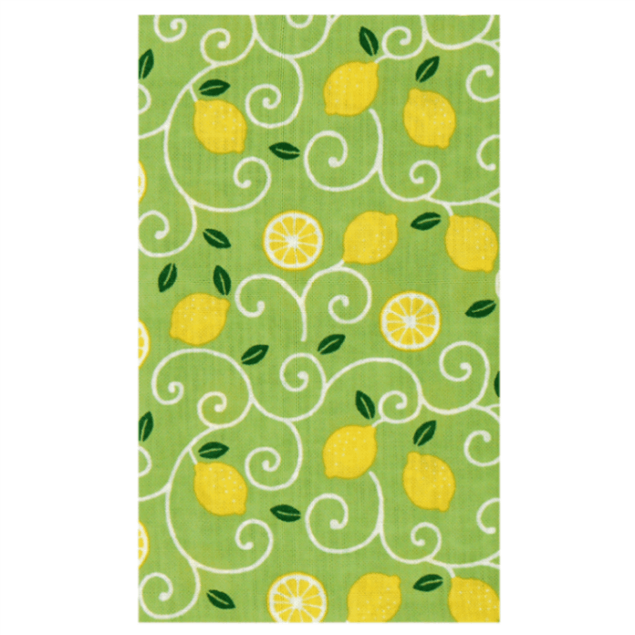 てぬぐい　レモン唐草