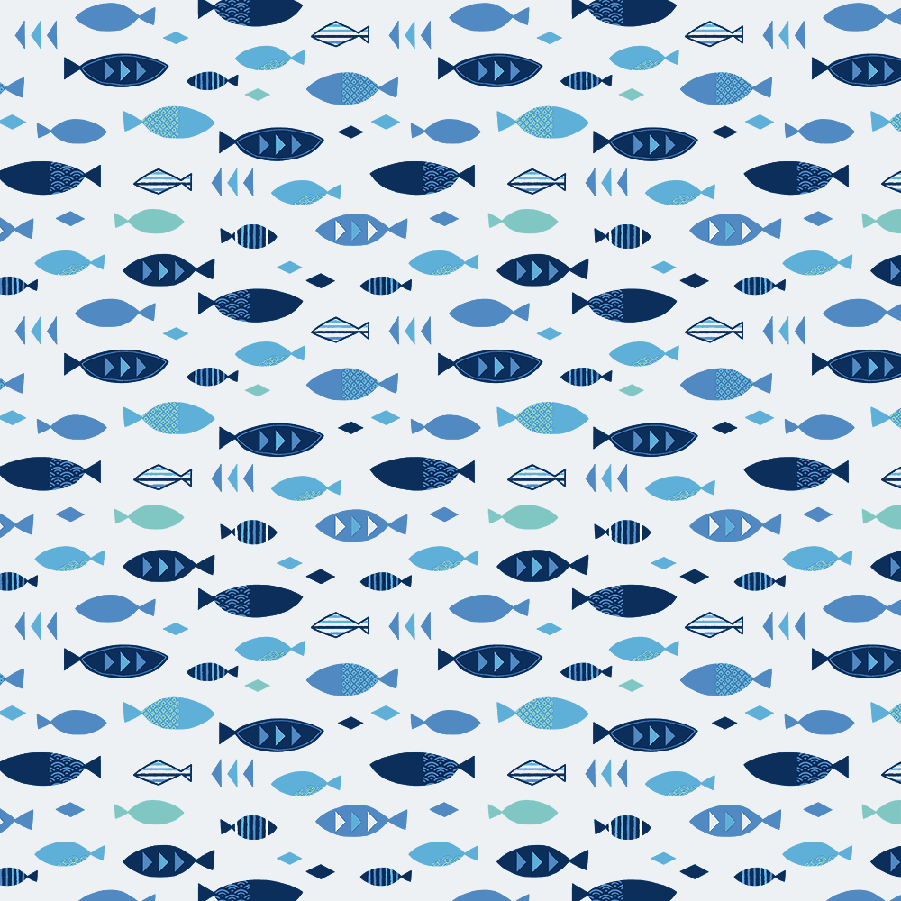 FUROSHIKIクロス　サカナコモン