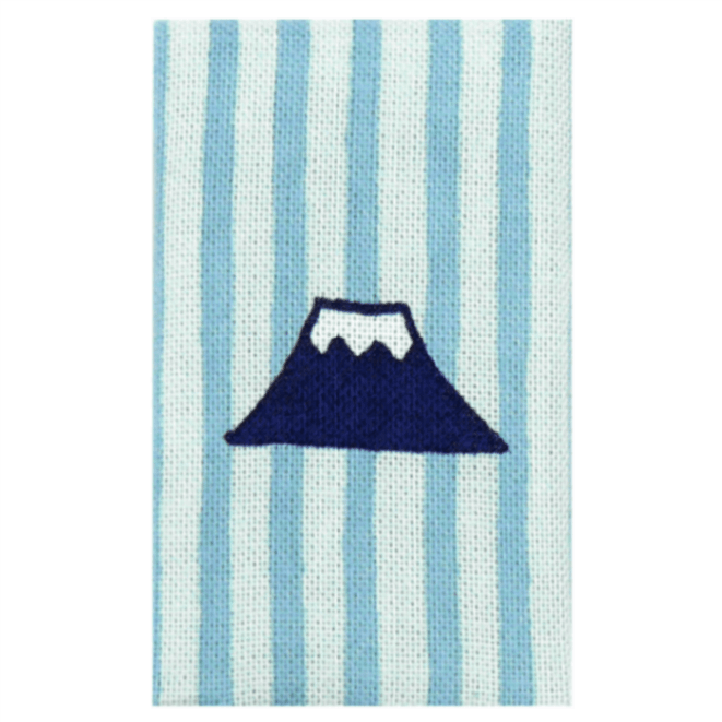 エチケットミラー　縦縞富士