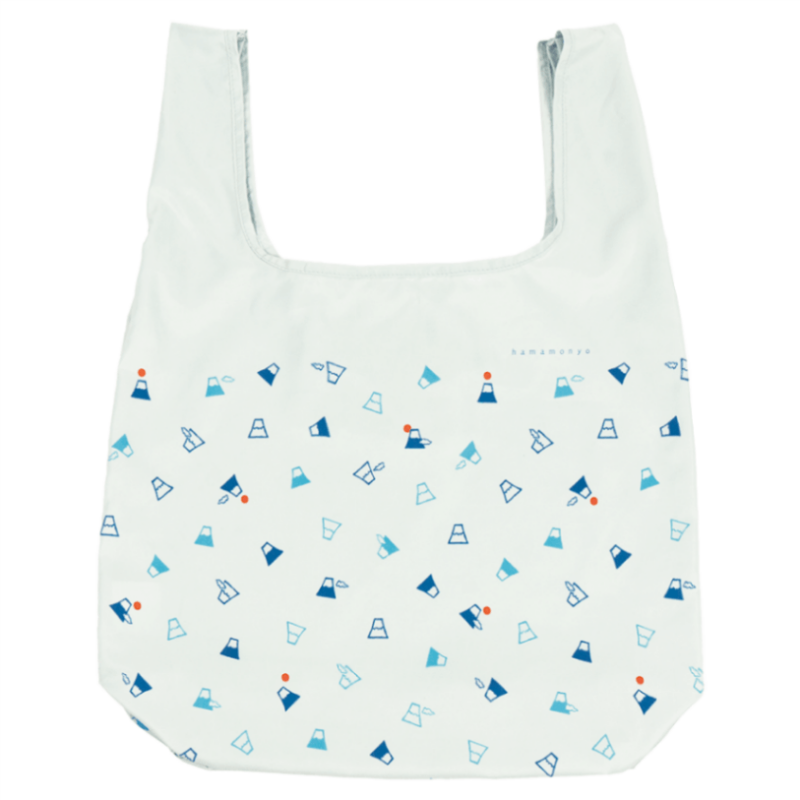 コンパクトエコバッグ　富士山と雲