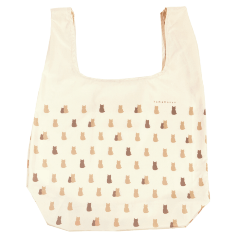 コンパクトエコバッグ　ねこ