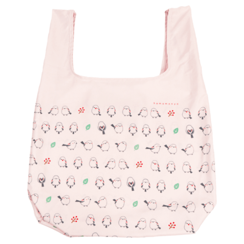 コンパクトエコバッグ　ちゃんこいシマエナガ