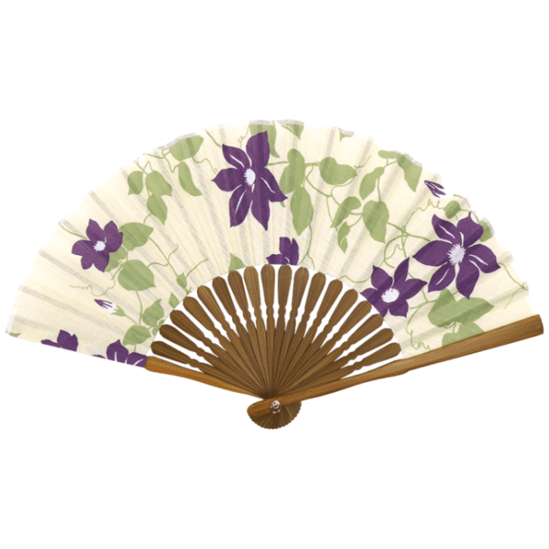 てぬぐい扇子　てっせん