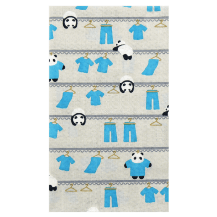 てぬぐい　お洗濯パンダ