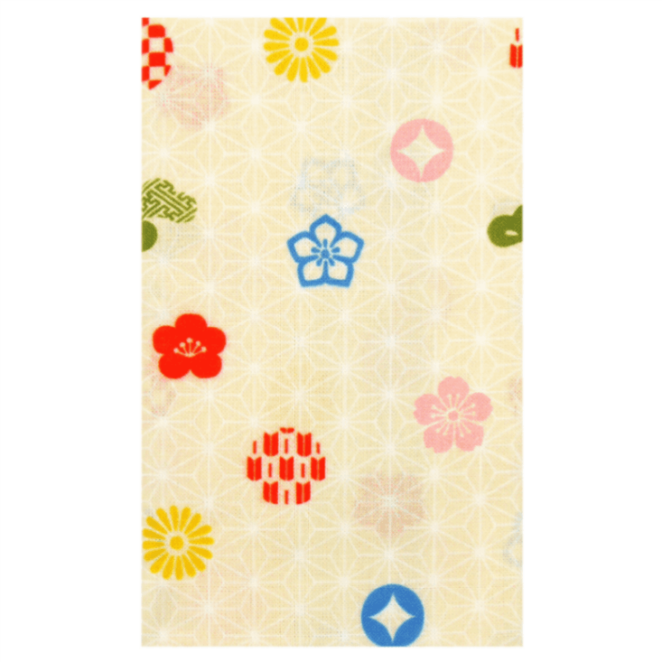 てぬぐい　四季花姫こもん