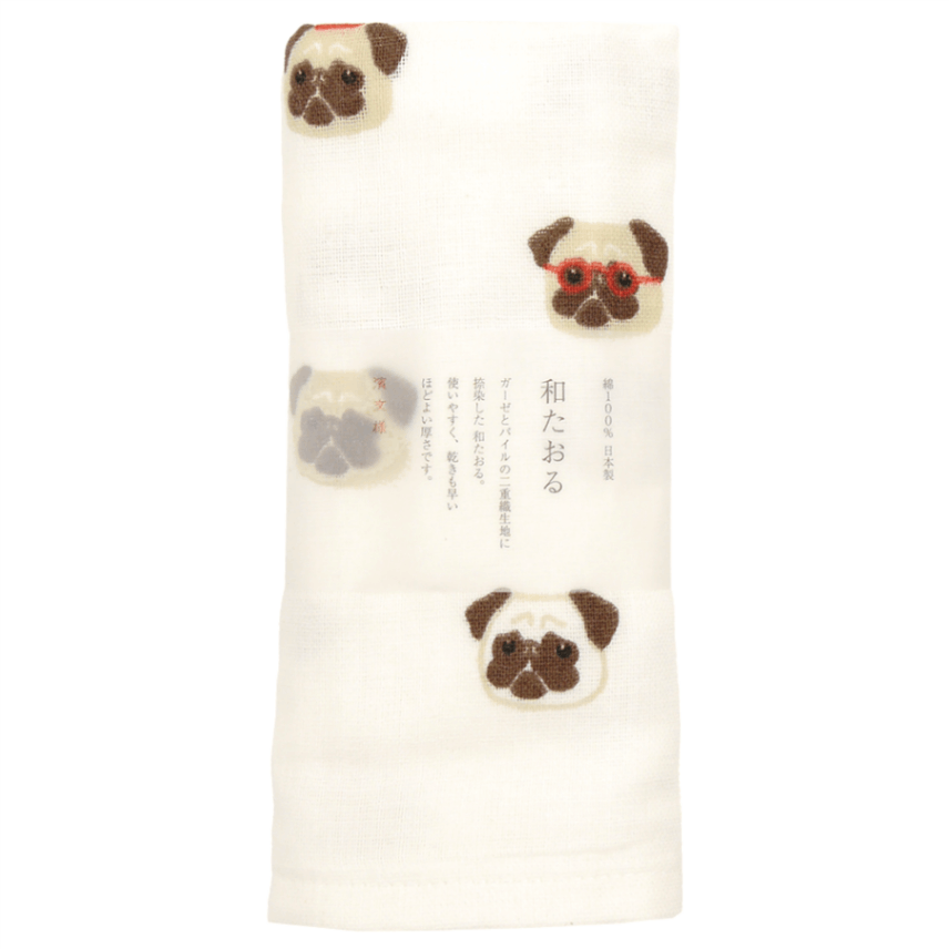 和たおるフェイス パグ画伯｜▽アイテム・用途で選ぶ,和たおる