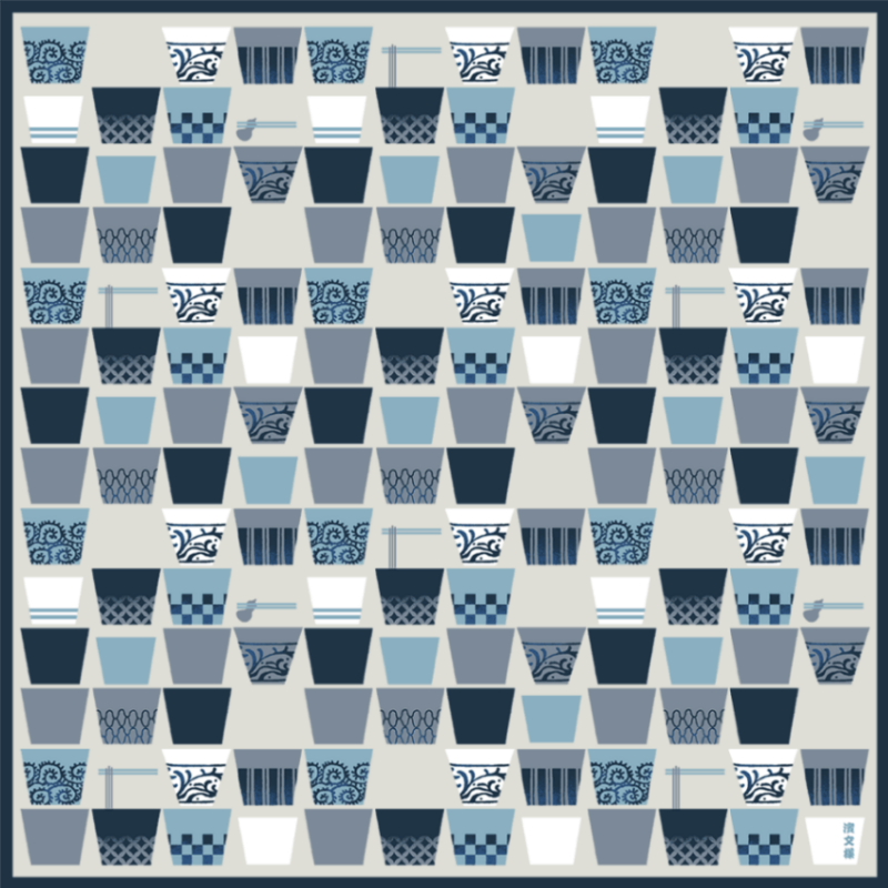 小布　そばちょこならべ