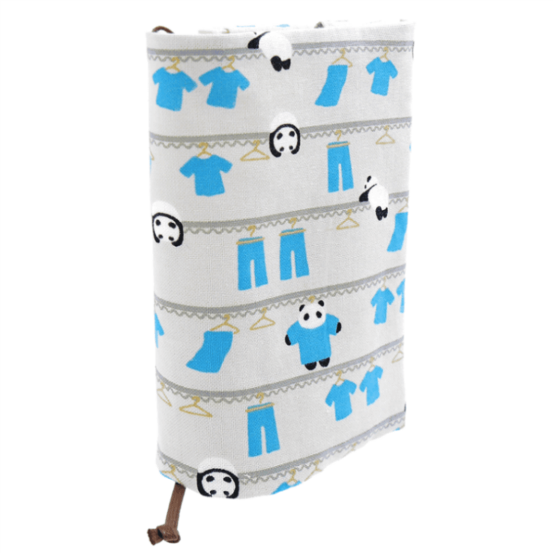 文庫本カバー　お洗濯パンダ