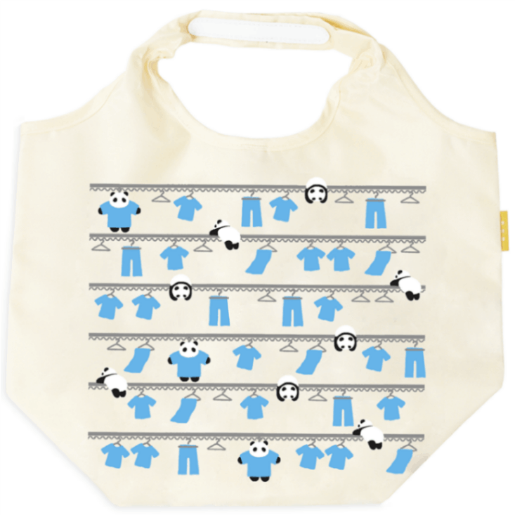 エコトート小　お洗濯パンダ　オフ