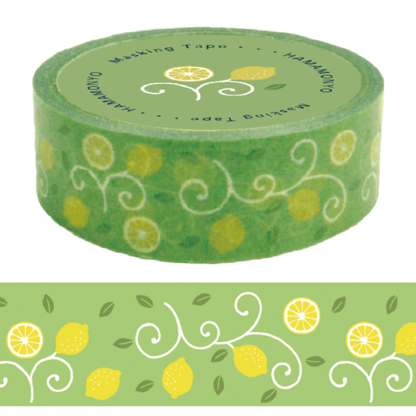 マスキングテープ レモン唐草｜▽アイテム・用途で選ぶ