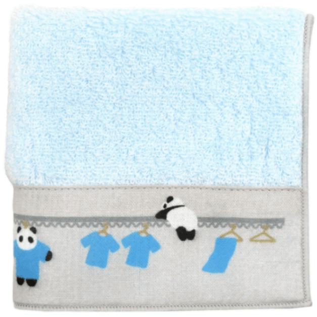 Tenuguiたおる　お洗濯パンダ