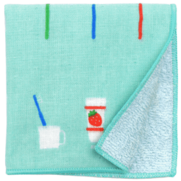 キッズタオルハンカチ　歯ブラシ