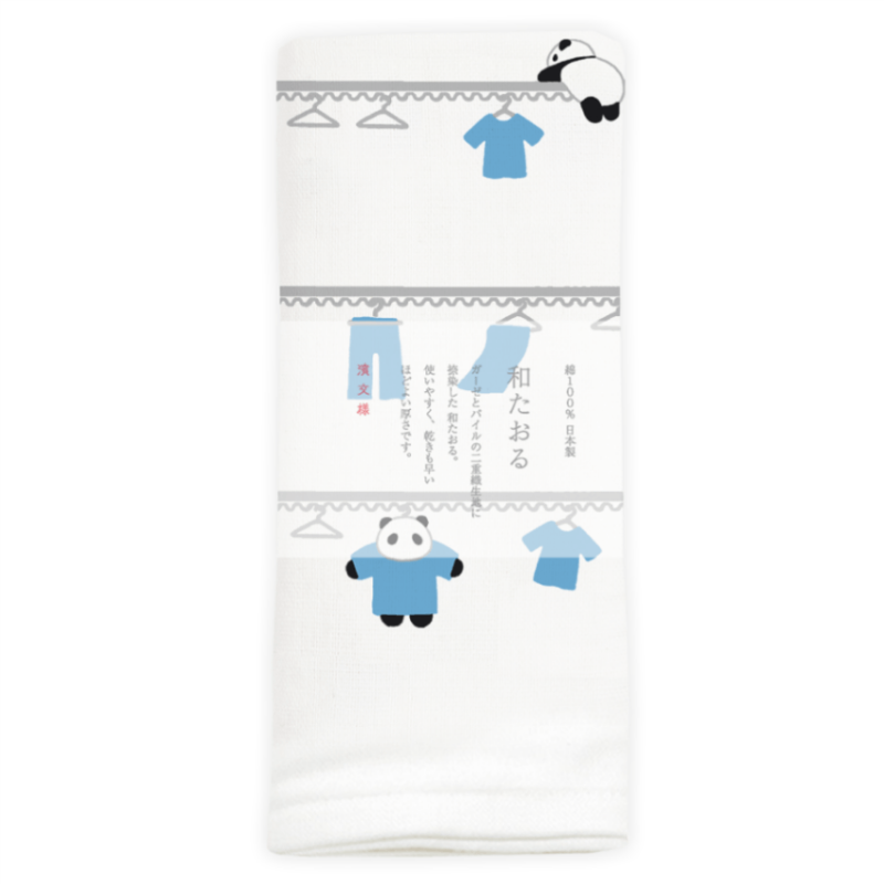 和たおるフェイス　お洗濯パンダ