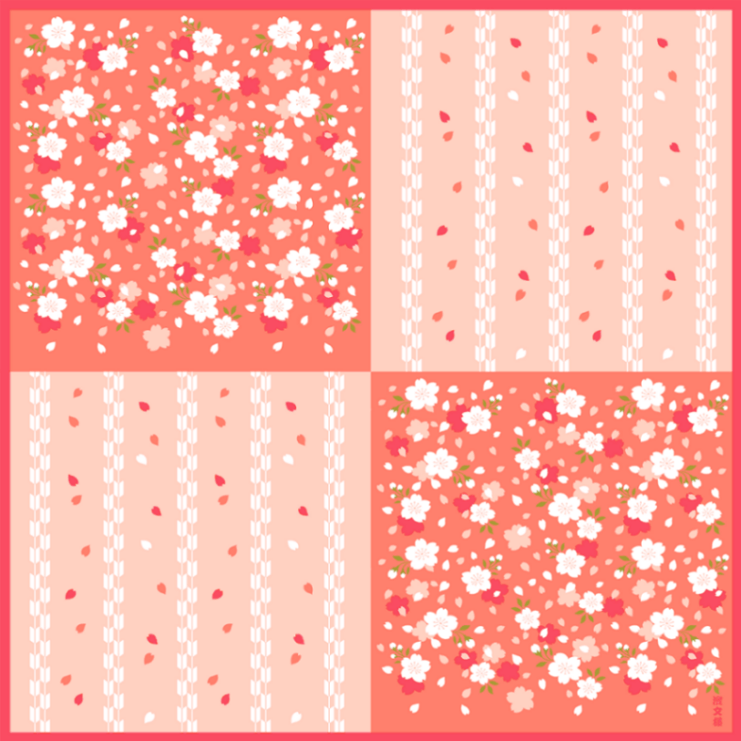 小布　矢羽舞桜