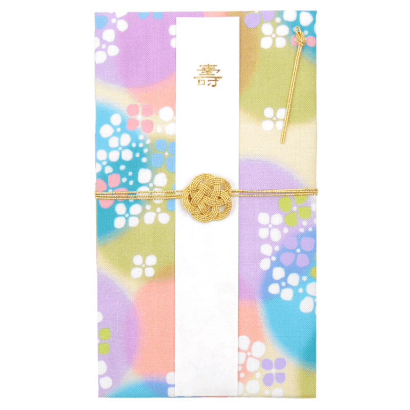 てぬぐいのはんかち　金封　兼用　愛しあじさい
