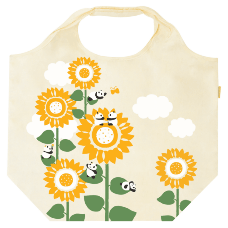 エコトート大　向日葵とパンダ　オフ