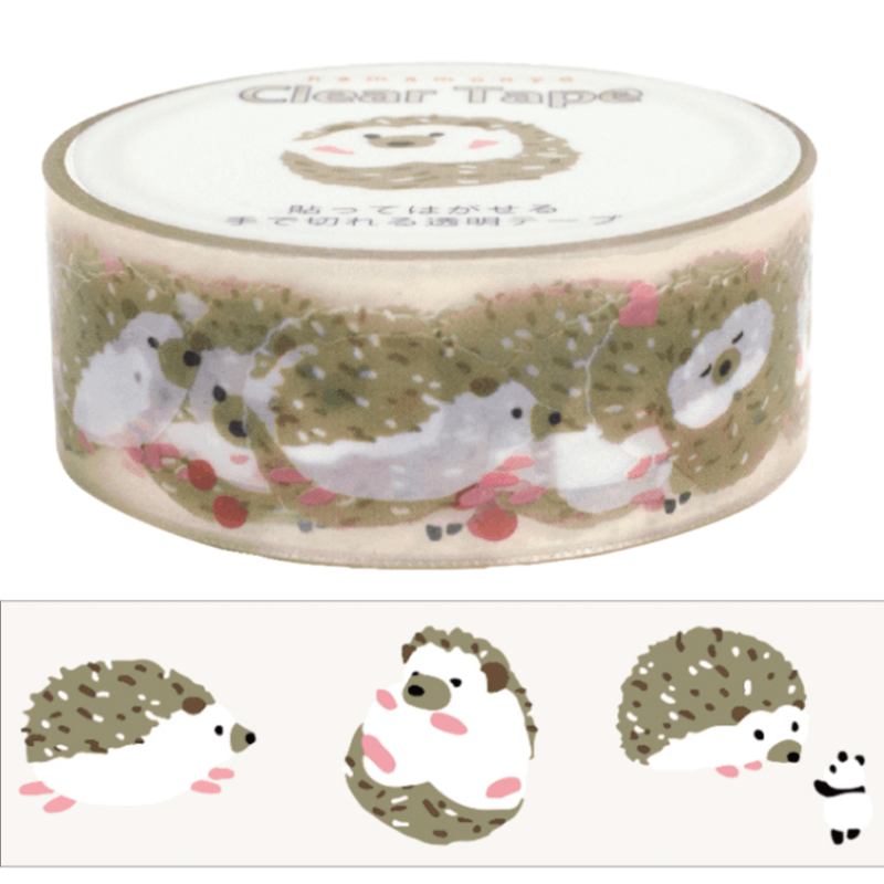 クリアテープ　和みハリネズミ