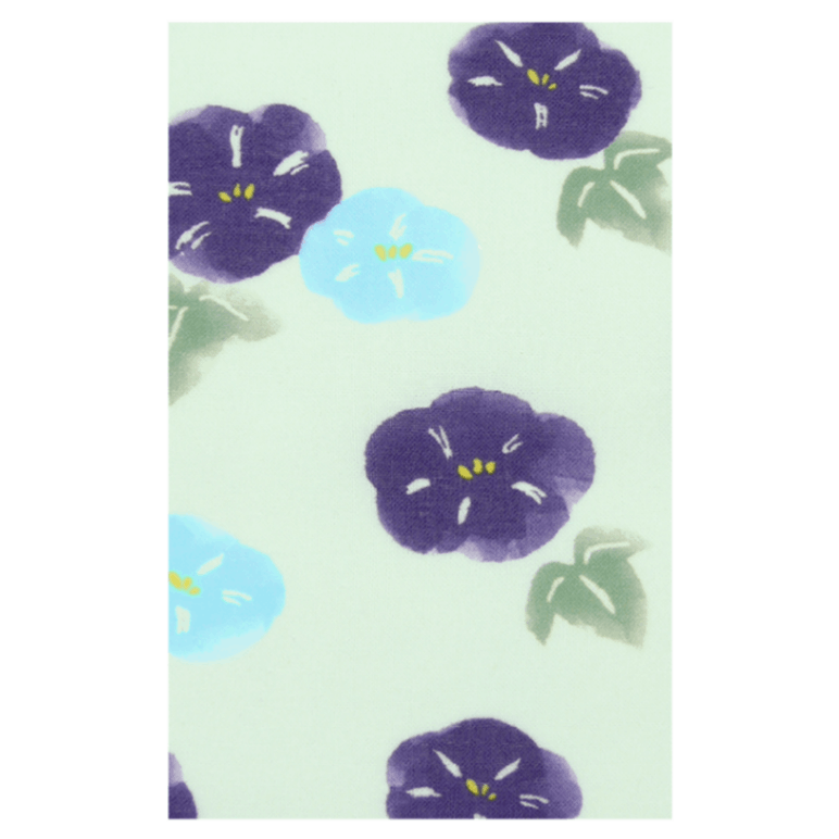 てぬぐい　ふわふわ朝顔