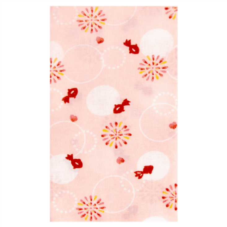 てぬぐい　乙女金魚