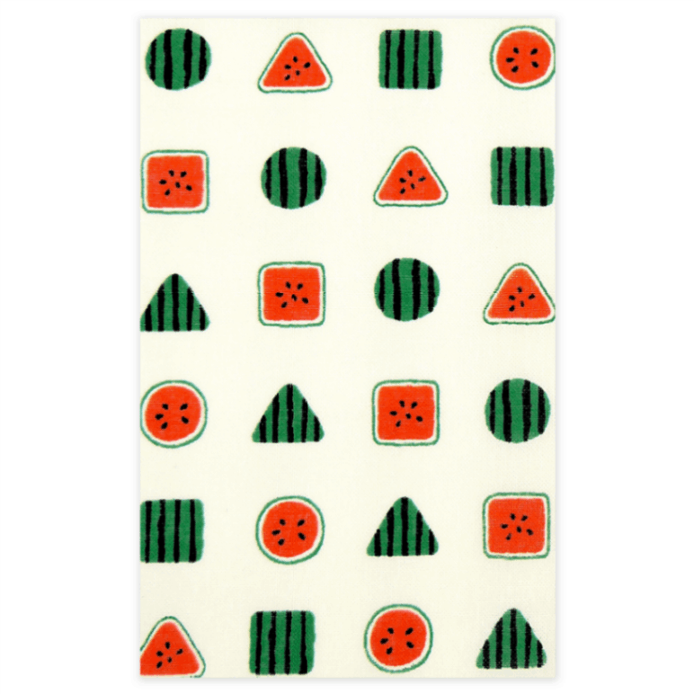 てぬぐい　まるさんかくスイカ