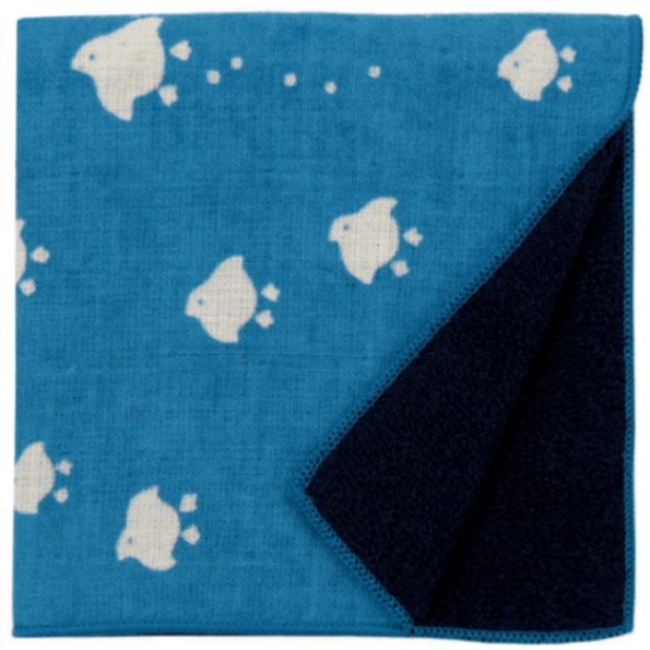 和たおるセミウォッシュ　ちどりもよう