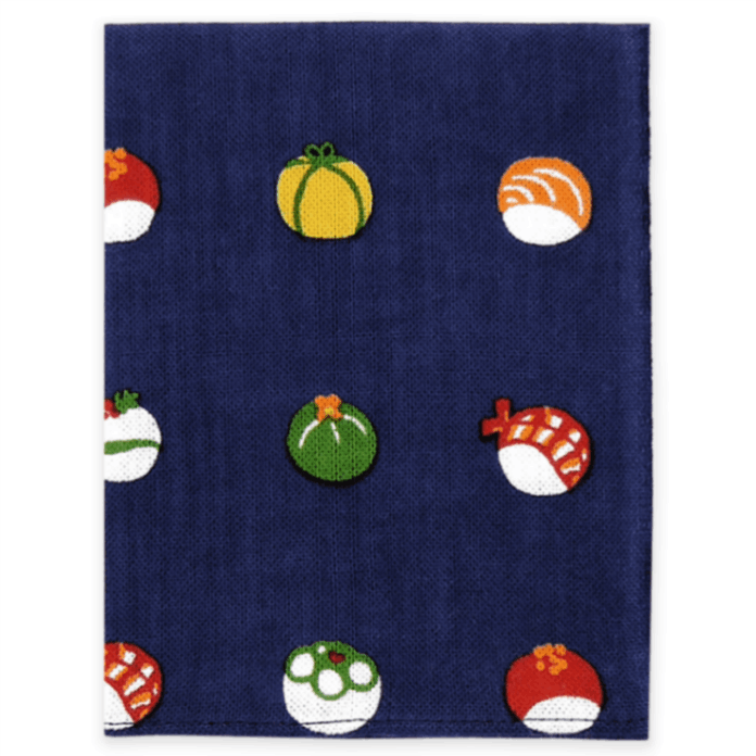 てぬぐいのはんかち　てまり寿司