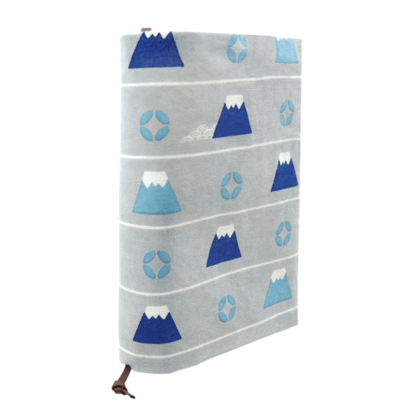 文庫本カバー　富士山と七宝ならべ