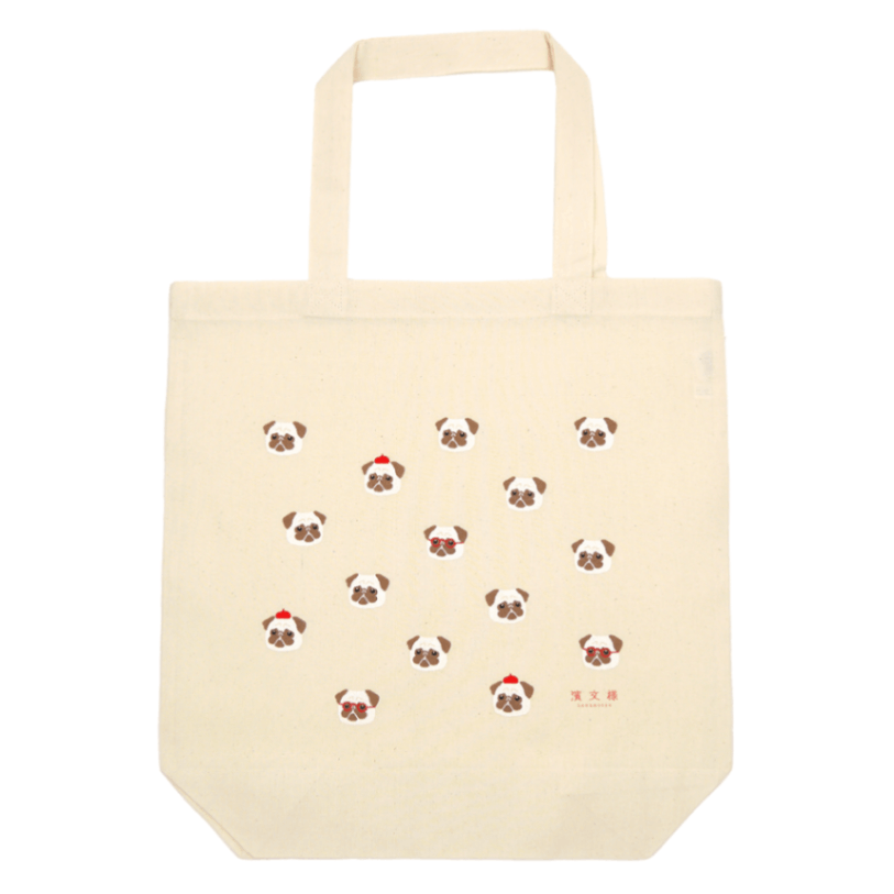 ナチュラルエコトート　パグ画伯