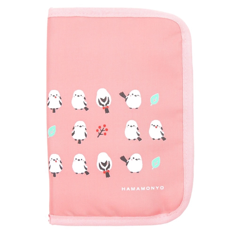 マルチケース　ちゃんこいシマエナガ　ピンク