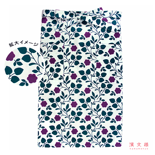 サロンエプロン　花リーフ