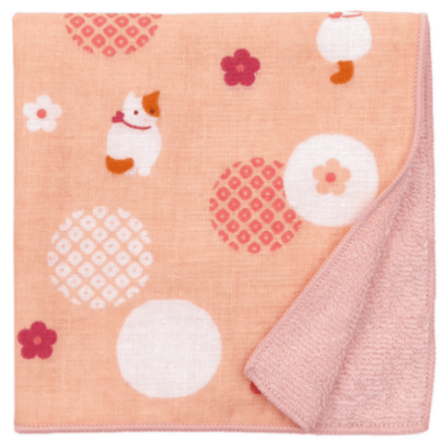 和たおるセミウォッシュ　ほのぼの猫