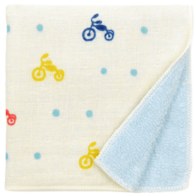 キッズタオルハンカチ　三輪車