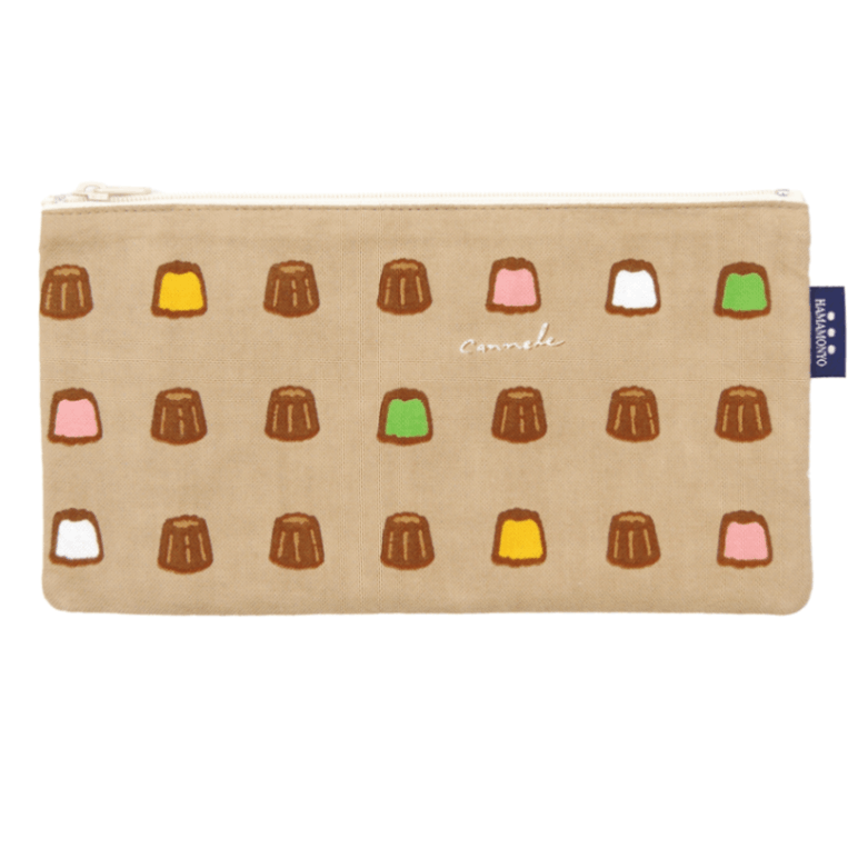 フラットポーチ　豆カヌレ