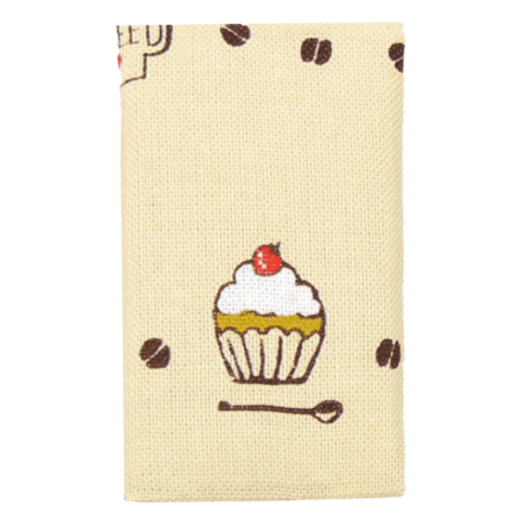 エチケットミラー　苺のカップケーキ