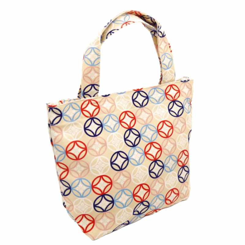 捺染帆布トート小　姫七宝