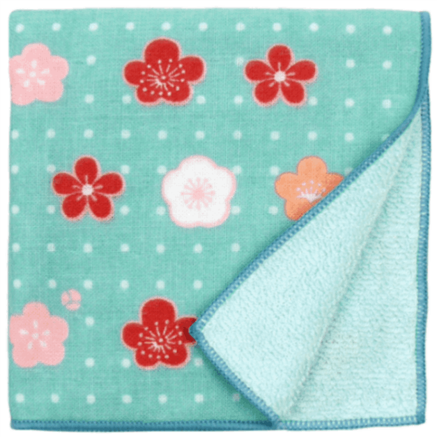 和たおるセミウォッシュ　水玉小梅っこ