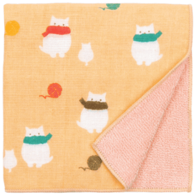 和たおるセミウォッシュ　マフラー猫