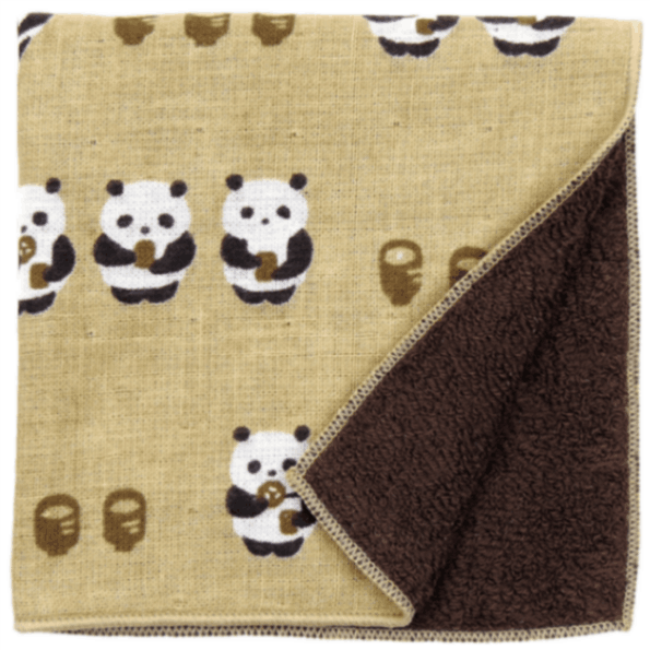 和たおるセミウォッシュ　茶飲み友パンダ