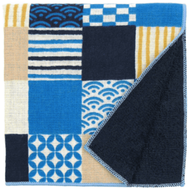 和たおるセミウォッシュ　市松小紋あそび