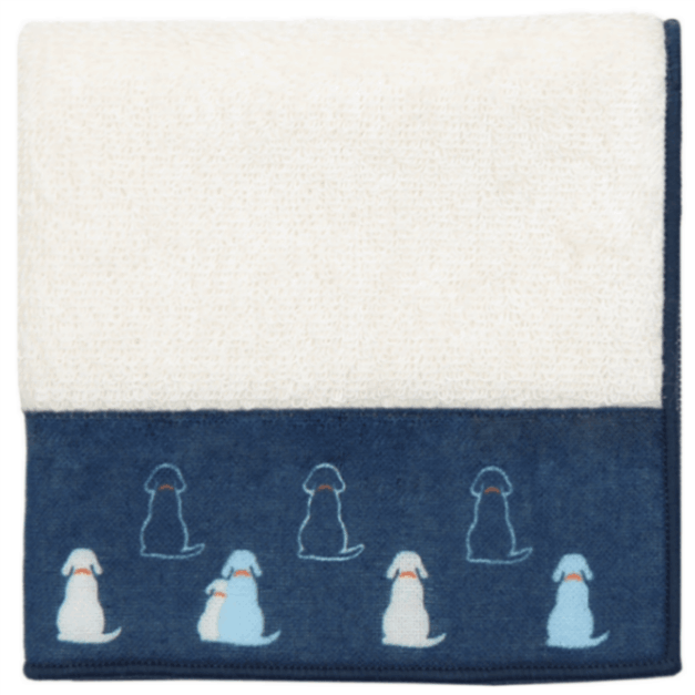 Tenuguiたおる　おすわりわんこ