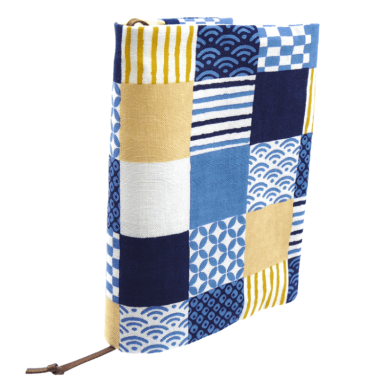 文庫本カバー　市松小紋あそび