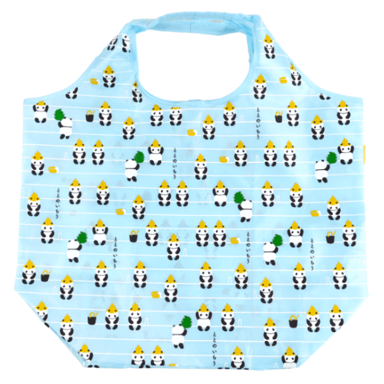 エコトート大　ととのいちうサウナパンダ　スカイブルー