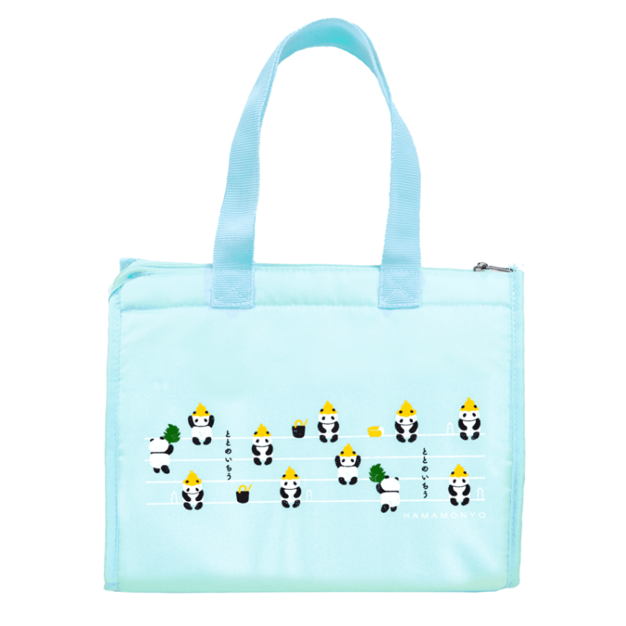 保冷温バッグ　ととのいちうサウナパンダ　スカイブルー